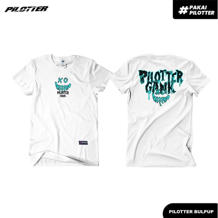 COD KAOS PILOTTER BULPUP PUTIH ORIGINAL - PILOTTER BULPUP PUTIH, S