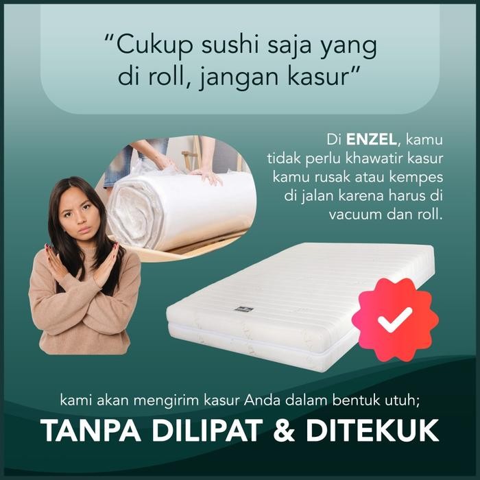 Kasur Latex Naturatex Supreme Ukuran 90X200Cm - 200X200Cm - Kasur Orthopedic - Kasur Kesehatan -