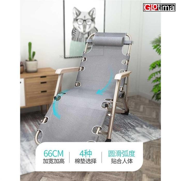 Kasur Kursi Lipat Outdoor Santai Berjemur Velbed Folding Air