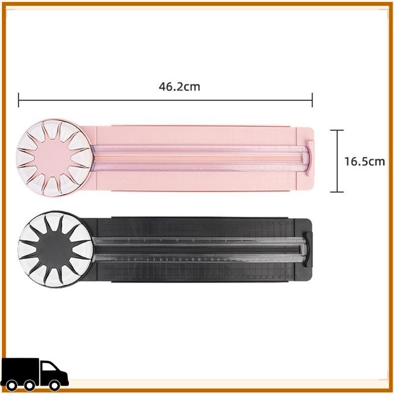 

A35M-2PCS 12In1 Paper Cutter 360 Degree Rotary Hand-Cutting Paper Trimmer Multi-Functional Handheld