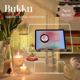 

TECBUKKU Tablet Holder Acrylic Adjustable Tablet Book Stand