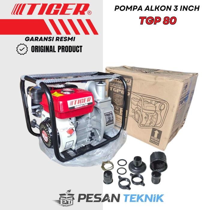 Pompa Air Sawah Irigasi 3 INCH Water Pump Pompa Air Alkon TIGER TGP80
