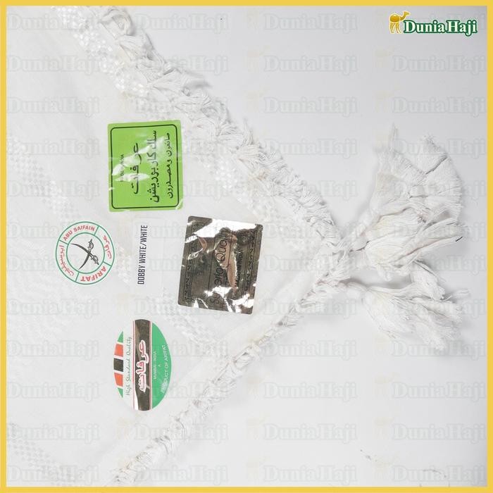 Surban Koncer Putih Polos Sorban Ronce Putih Polos Import Grosir