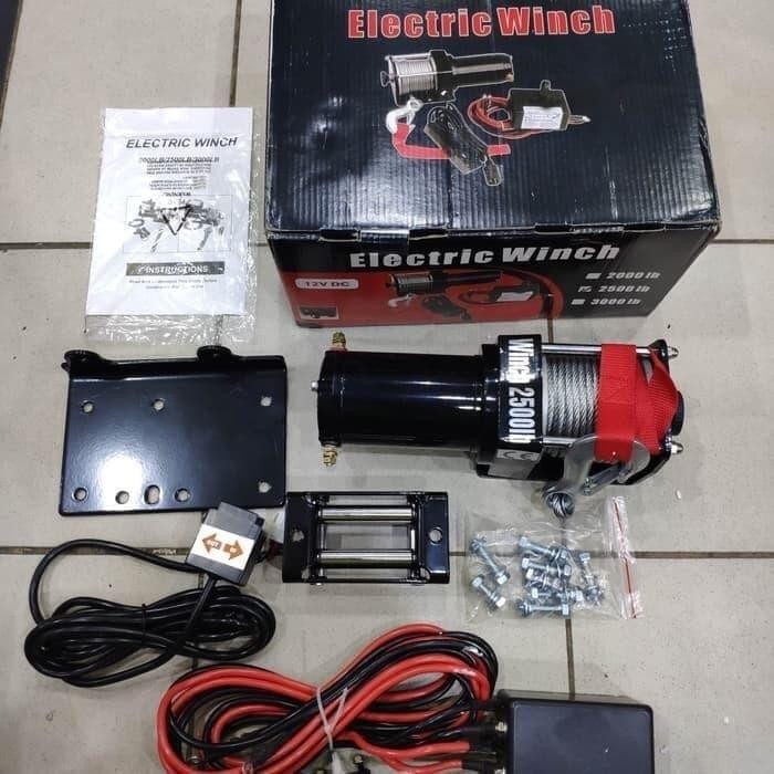 READY ELECTRIC WINCH 2500 LBS - KATROL ELEKTRIK - WINCH ELEKTRIK 2500LBS