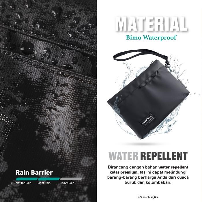 Evernext - Tas Tangan Pria Waterproof Clucth Bag Pria Handbag Pria Anti Air
