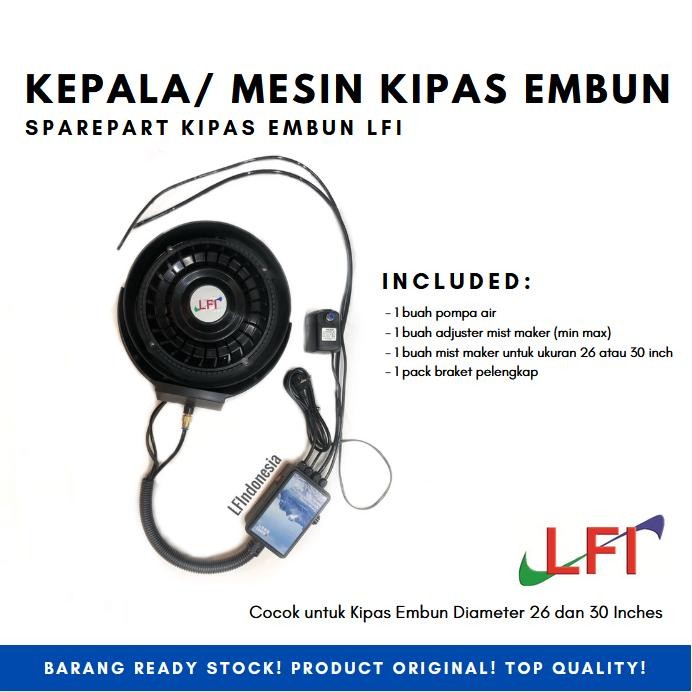 Sparepart Kipas Angin Embun Air 26 Inches - 40 L (Pompa & Mist Maker) Kode 842