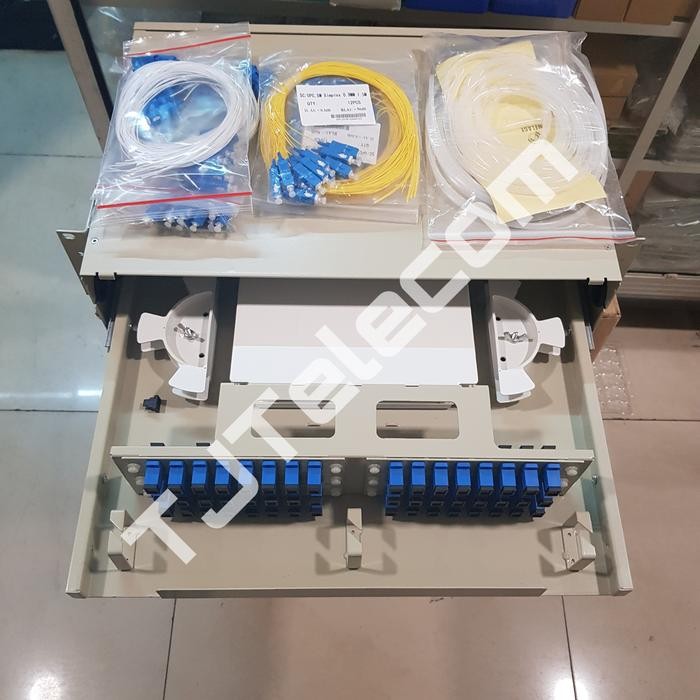 OTB 48 core / ODF rack 48 core SC lengkap