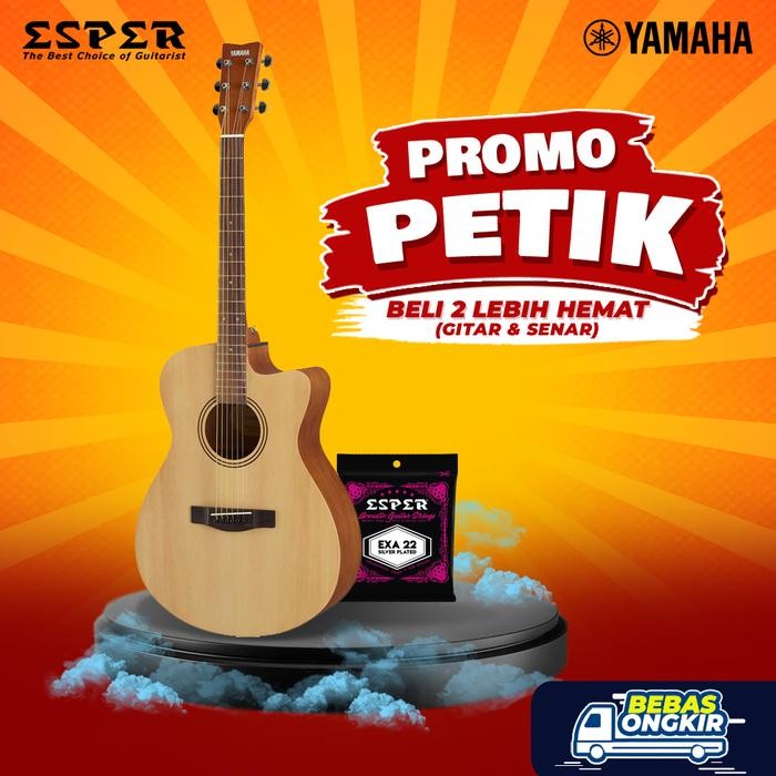 Gitar Yamaha Folk Akustik FS400C NATURAL ORIGINAL / GUITAR ACOUSTIC FS-400C / FS 400 C NT