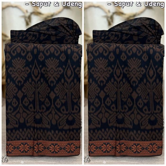 Pakaian Adat Bali Pria Set Saput Udeng Topi Khas Bali Terlaris