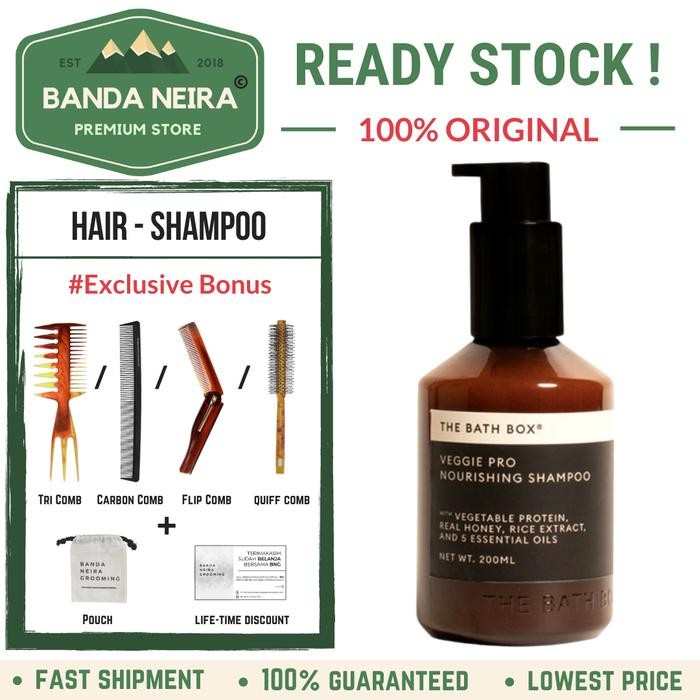 Diskon The Bath Box Veggie Pro Nourishing Shampoo / Sampo Ready