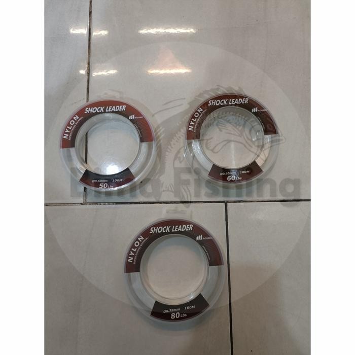 Leader Nylon Maguro 100M 50Lbs 60Lbs 80Lbs