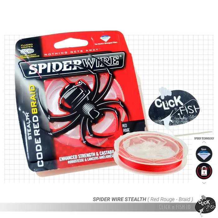 Senar PE Spiderwire STEALTH braid e Red Rouge Limited Ed