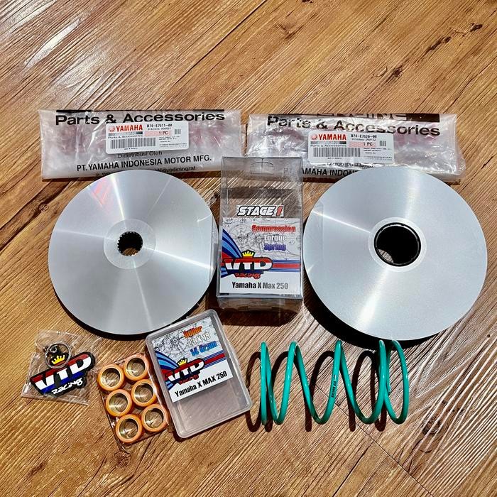 Paket Upgrade Pulley CVT Rumah Roller DZM Racing Yamaha Xmax 250 *