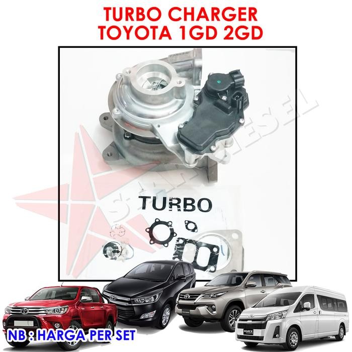 TURBO MODIFIKASI PNP TURBO BESAR HYBRID TOYOTA 1GD 2GD *