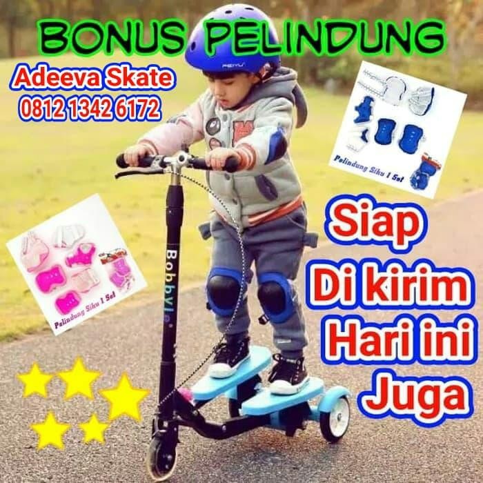 Skuter Scooter Anak / Skuter Injak Dual Pedal Roda 3 / Skuter Pedal