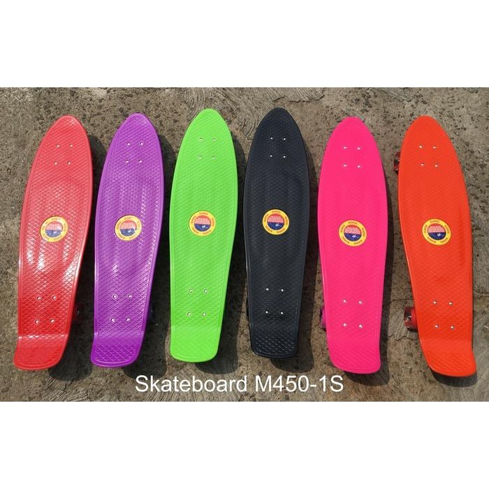 Penny board/banana board/skateboard penny fish board 29inch besar LED