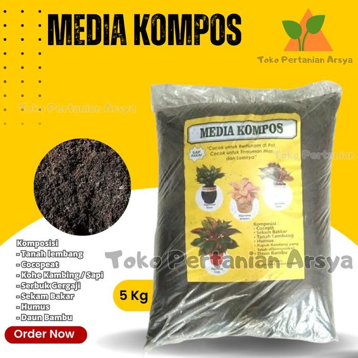 Media Kompos Lengkap 1 Karung Aglonema Caladium alocasia - Kuning *