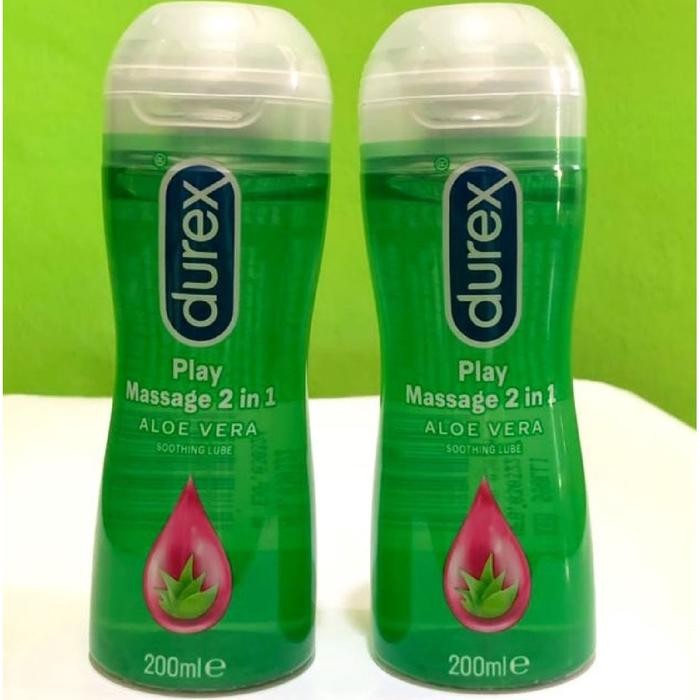 Pelumas Durex Play Massage 2-in-1 Pelumas Aloe Vera 200ml *