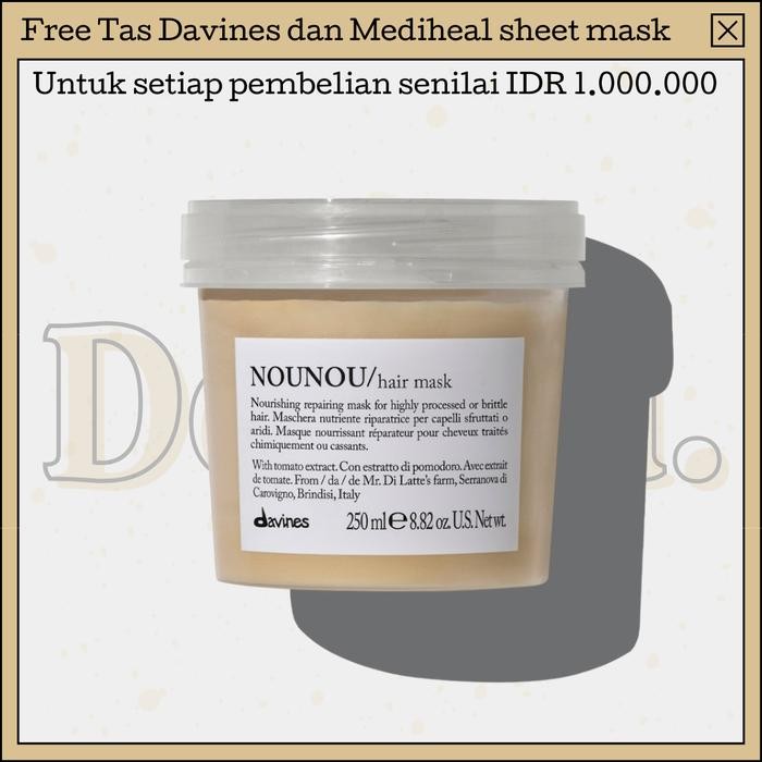 Davines - NOUNOU Hairmask Hair mask 250ml Nou Nou