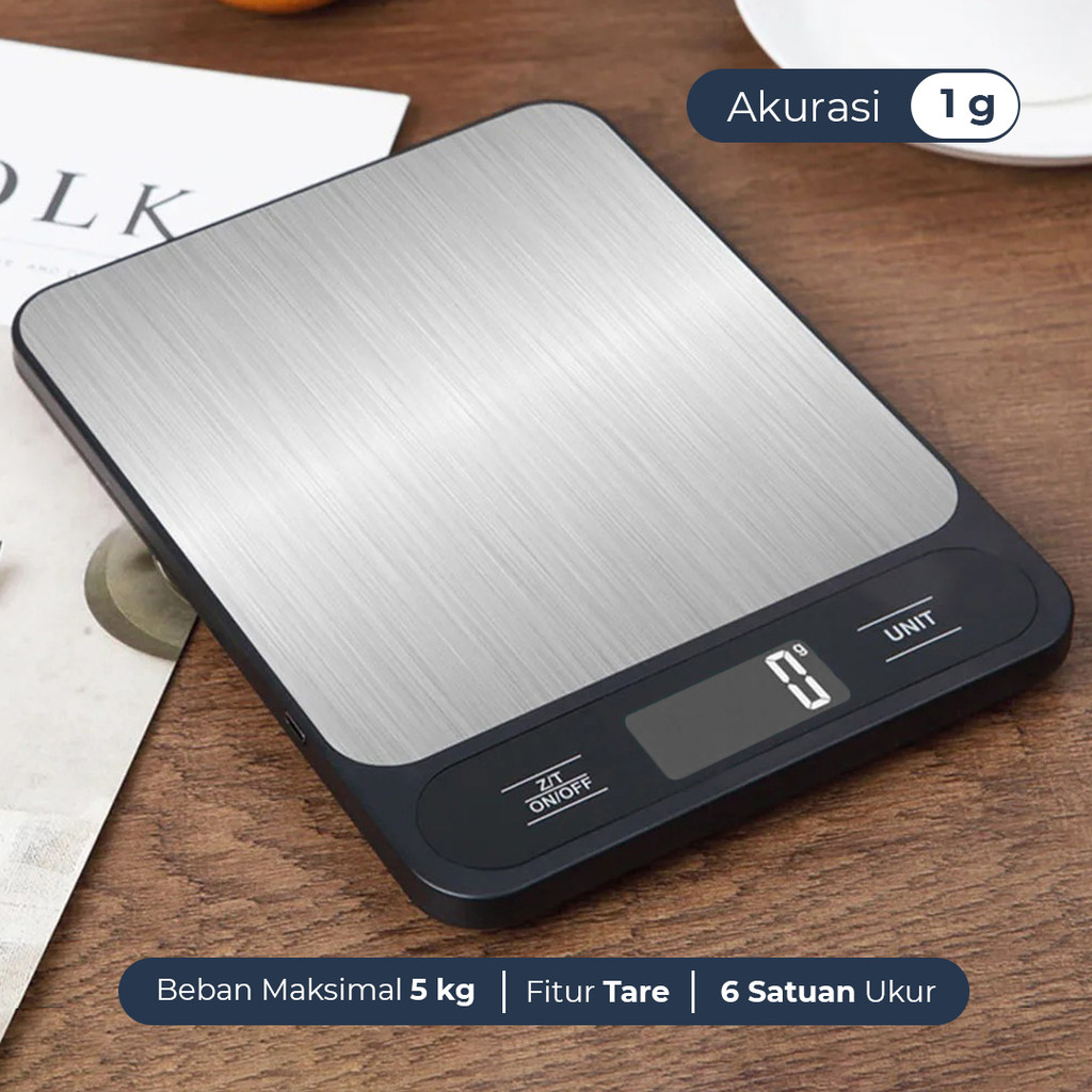 PROMO Loftylife Timbangan Dapur Mini Kitchen Digital Scale - CX-218 Kualitas Terbaik