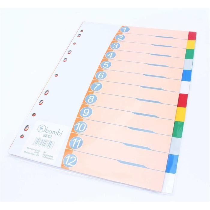 

Pembatas Bambi Divider A4 12 Colour 2612