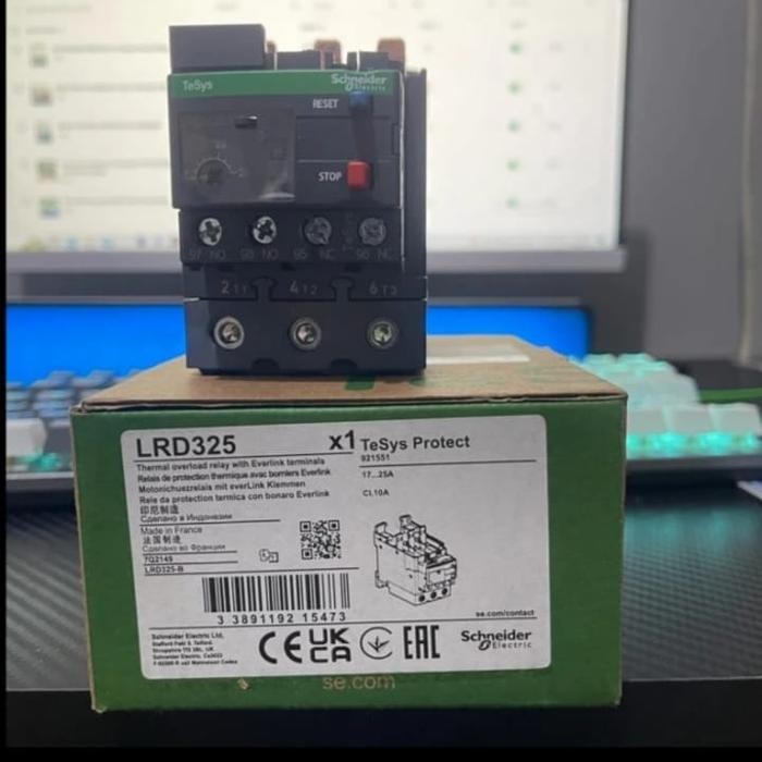 Thermal Overload LRD325 17 - 25A LRD 325 Schneider