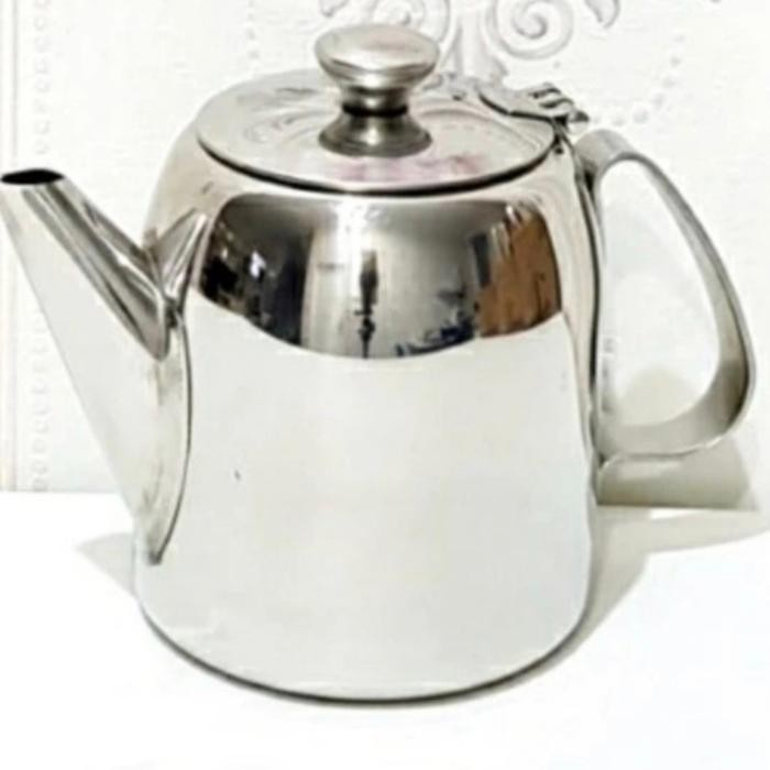 coffee teapot teko stainless tebal high quality / teh / kopi *