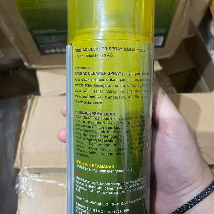AC CLEANER ZONE SPRAY 400ml - CAIRAN PEMBERSIH AC ZONE - ZONE CLEANER