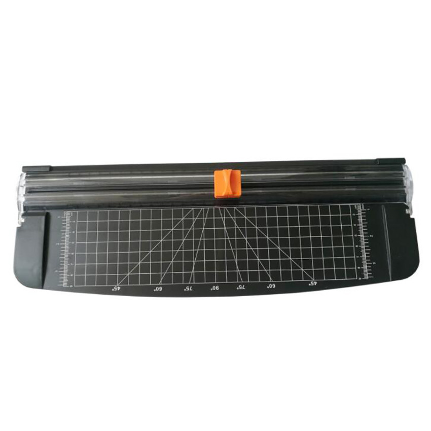 

375mm Plastic Base Paper Trimmer, A4 Size Paper Cutter with Automatic Security Safeguard for