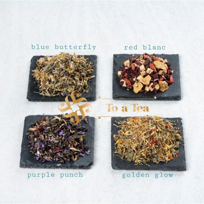 

TO A TEA COLORFUL HEALTH REMEDY BLUE, PURPLE, YELLOW, RED TEA - 10gr