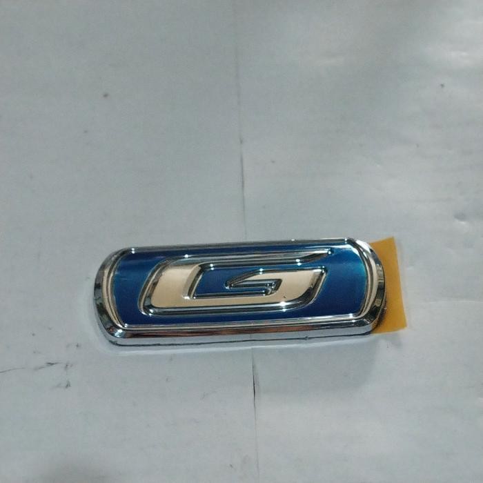 TERMURAH EMBLEM TULISAN TYPE TIPE G BIRU AVANZA 2016-2018 ORI TOYOTA 100%