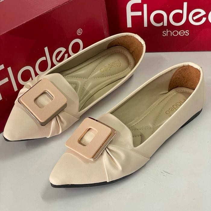 FLADEO flat shoes wanita sepatu wanita sepatu kerja wanita Cewek