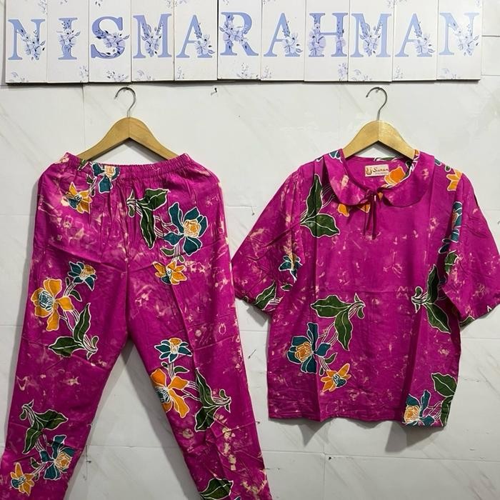 Setelan Cp Batik Sunan Ori - Abg - Tangan-3/4 Celana Panjang