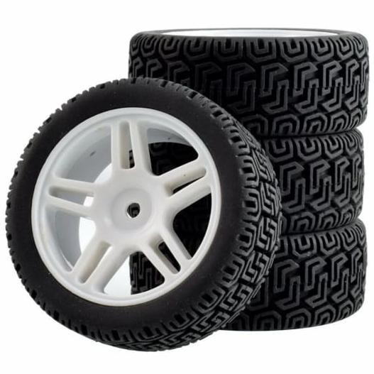 1pcs velg + ban onroad touring RC 1/10 TM HSP kyoso lrp wltoys ff mst