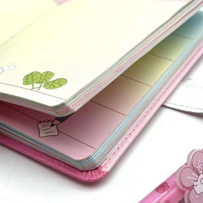 

Terlaris- 2 In 1 Sanrio Cute Notebook And Pen Gift Set Kawai Stationery Buku Diary Tulis Lucu Kuromi
