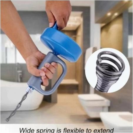 Terbaru Pipe Cleaner 10 Meter - Auger Drain Pembersih Saluran Pipa Mampet - Kawat Ular Sling