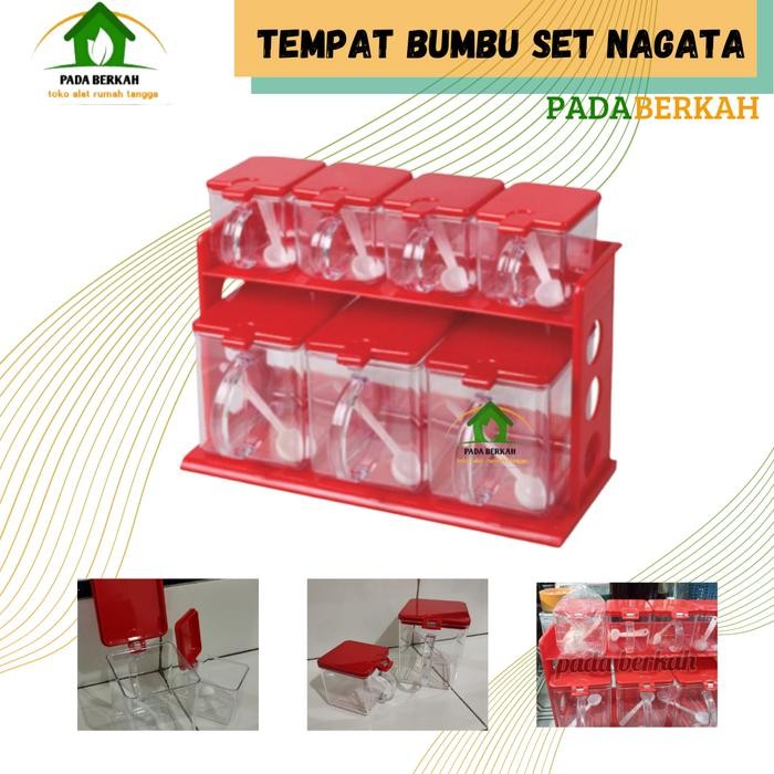 Tempat Bumbu Dapur Set Nagata 756E Tempat Bumbu Dapur Kitchen Set Kode 1217