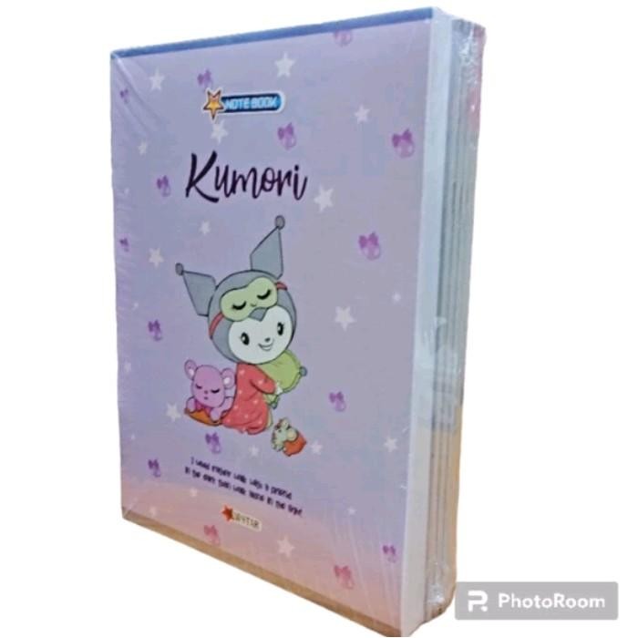 

Terlaris- Buku Tulis Karakter Kuromie/Cinamorol 38 Lembar Isi 10 Pak
