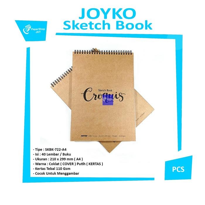 

Terlaris- Joyko Sketch Book Skbk-722-A4 [ Pcs ]