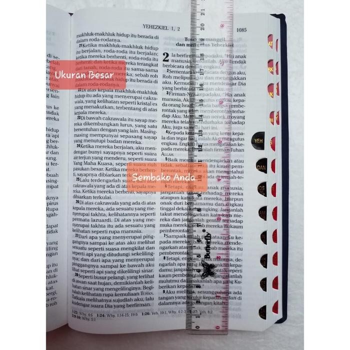 

Promo Alkitab Kristen Ukuran Besar. Terjemahan Baru Edisi 2. Tb2 062 Ti Sl. Lai. Huruf. Usia Lanjut,