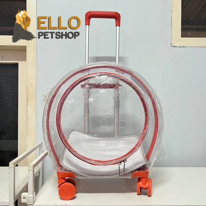 Troli Anjing Kucing / Koper Anjing Kucing / Trolley Hewan / Tas Hewan