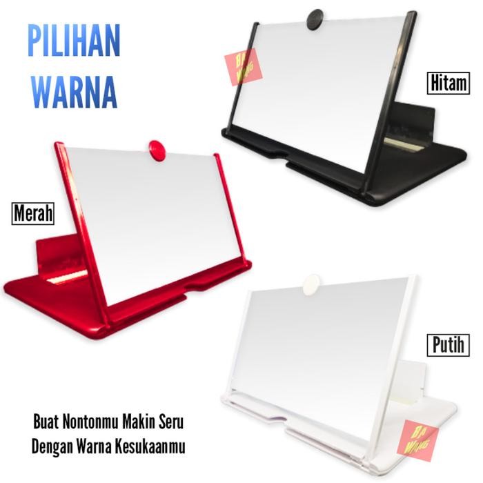 

Kaca Pembesar Video Layar Handphone HP Smartphone Portable Home Cinema