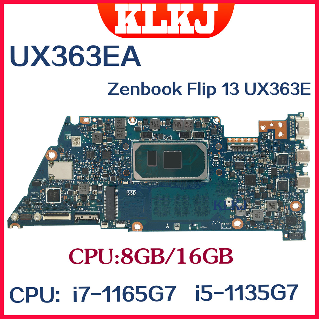 Dinzi UX363EA Laptop Motherboard For ASUS Zenbook Flip 13 OLED BX363EA RX363EA UX363E Notebook