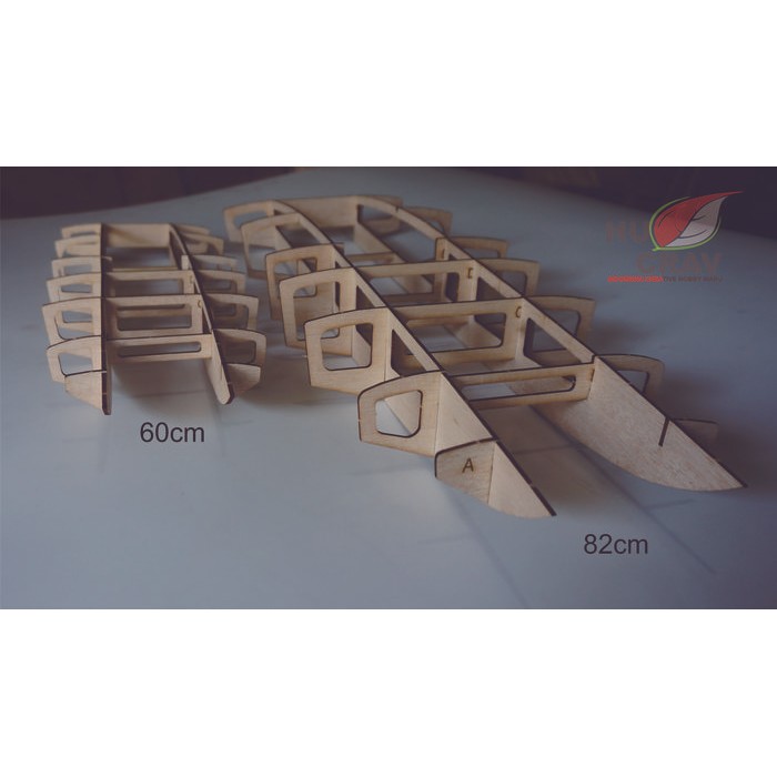 Rc Boat Hull 82Cm Catamaran / Kapal Katamaran Laser Cutting