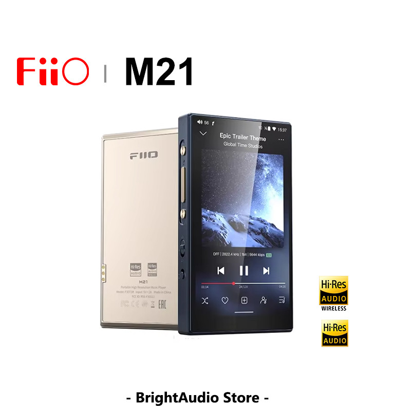 FiiO M21 Android 13 Portable Music Player MP3 Walkman Snapdragon 680 4* CS43198 DAC chips Hi-Res