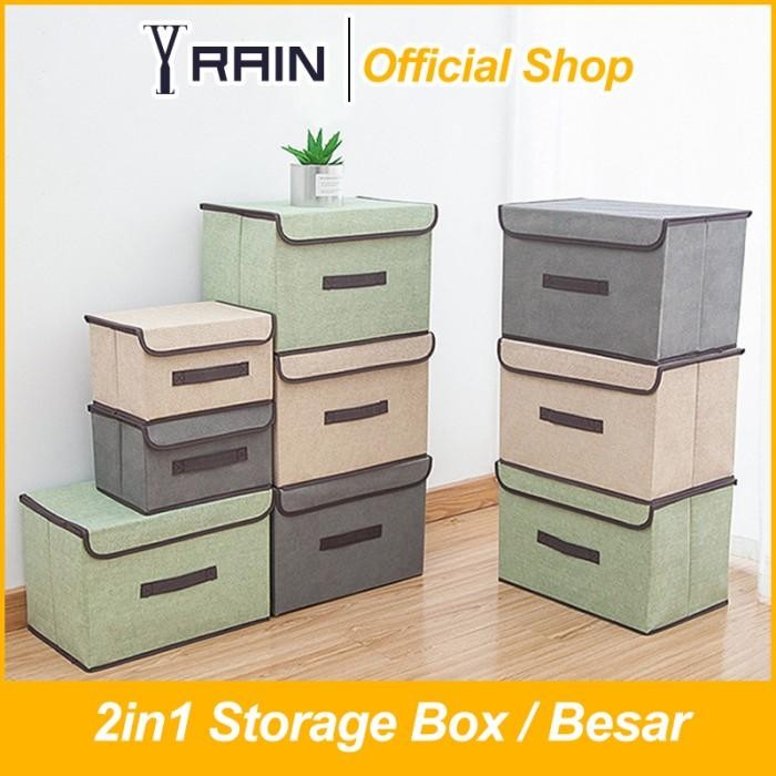 (Expert) Storage Box Tempat Penyimpanan Kotak Organizer Tempat Baju besar