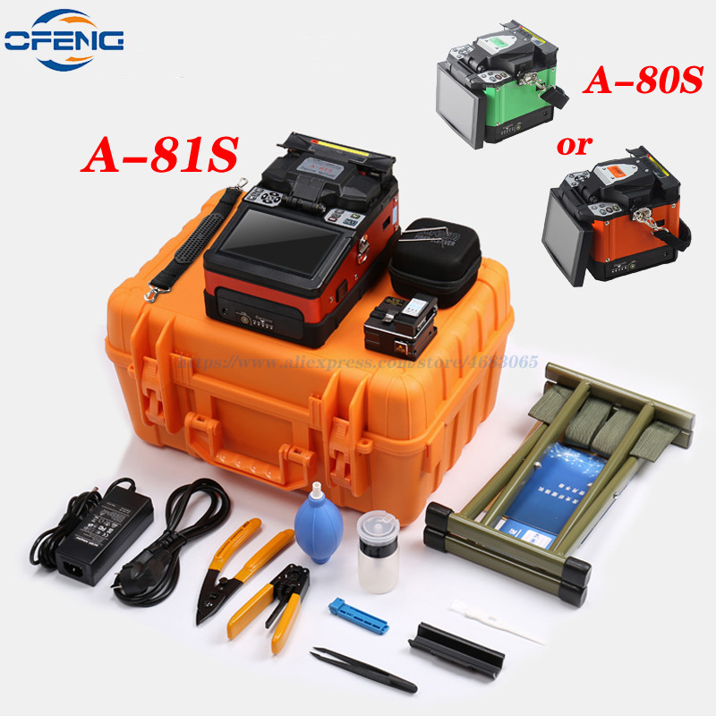 ⚠️ STOK TERBATAS!  A-81S A-80S Orange Fully Automatic Fusion Splicer Machine Fiber Optic Fusion Spli