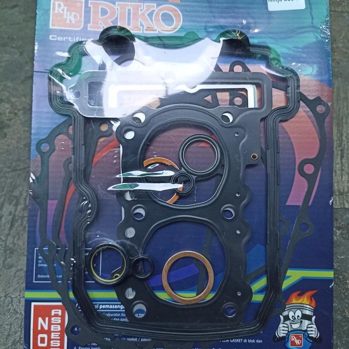 PAKING FULL SET NINJA 250 KARBU DAN INJEKSI GASKET KOMPLIT NINJA 250