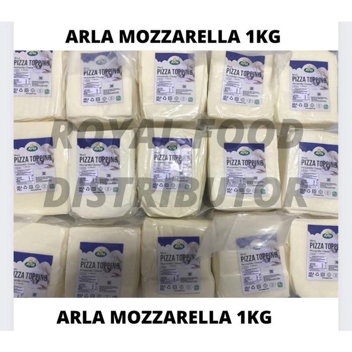 

(Expert) Keju Mozzarela Arla Pizza topping 1kg / original keju mozzarela arla 1kg / Arla mozzarella