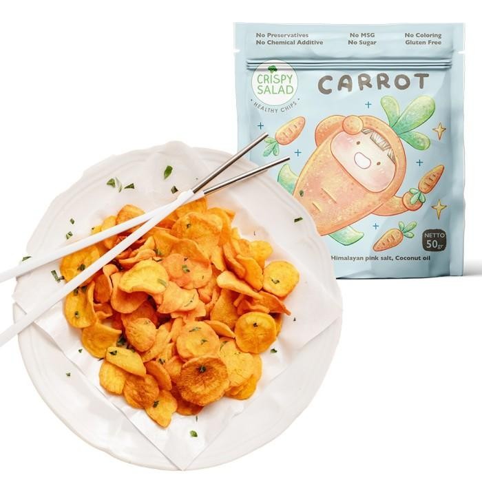 

(Expert) CRISPY SALAD - Keripik Sayur Broccoli/Carrot/Edamame/Mixed Tuber Chips